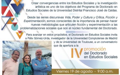Conversatorio sobre la ficción y la experimentación en los Estudios Sociales