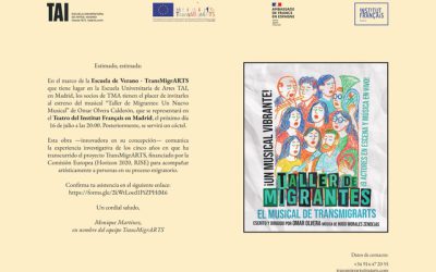 ¡Estreno del «Taller de Migrantes: Un Nuevo Musical » – Teatro del Institut Français de Madrid!